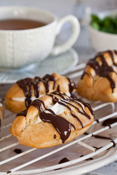 Types of pastry choux