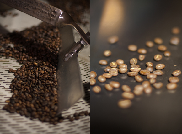 Roasting coffee at Truth Coffee in Cape Town