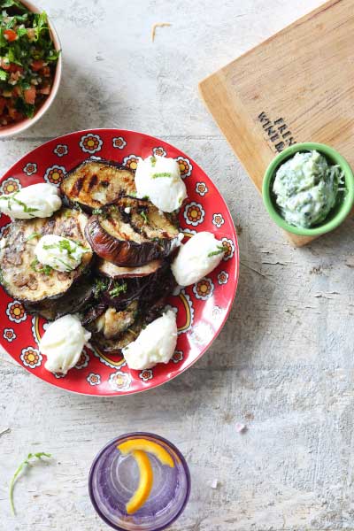 Vegetarian Braai Recipes grilled marinated brinjal