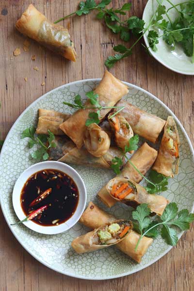 Asian Ingredients - vegetable spring rolls