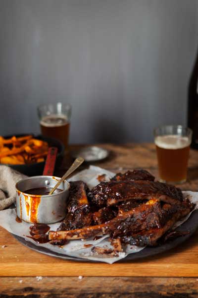Sticky BBQ_coffee ribs