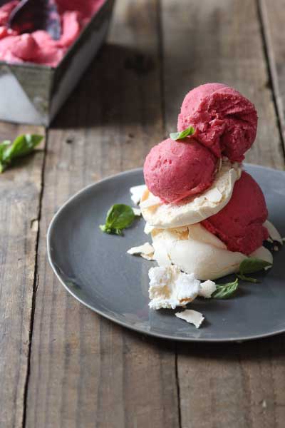 basil sorbet