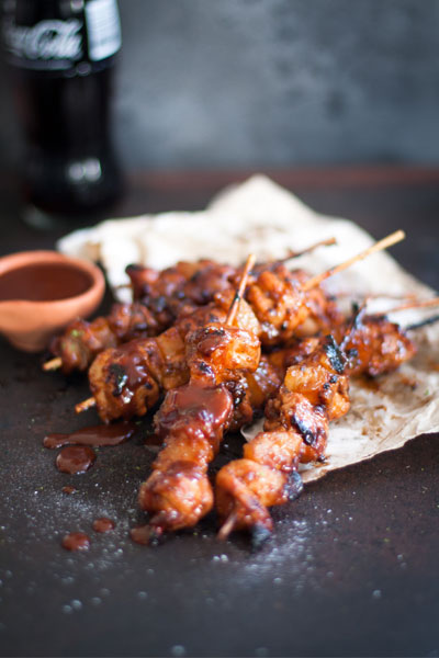 Chipotle, Honey Chicken & Pineapple Mini Kebabs - Braai Tips 4x6