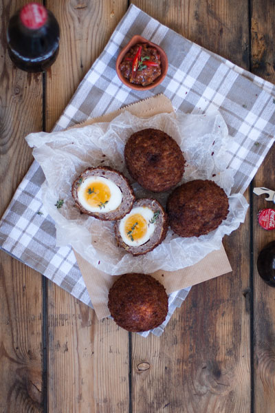 south african heritage day recipes - boerewors scotch eggs