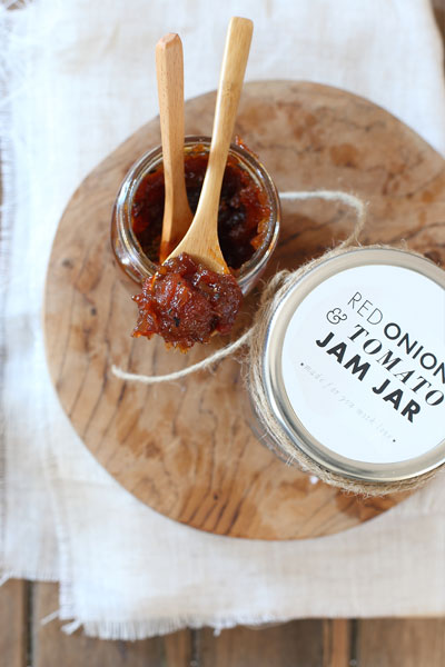 onion and tomato jam