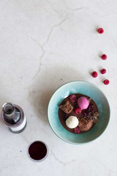 recipes with honey dark choc cremeux