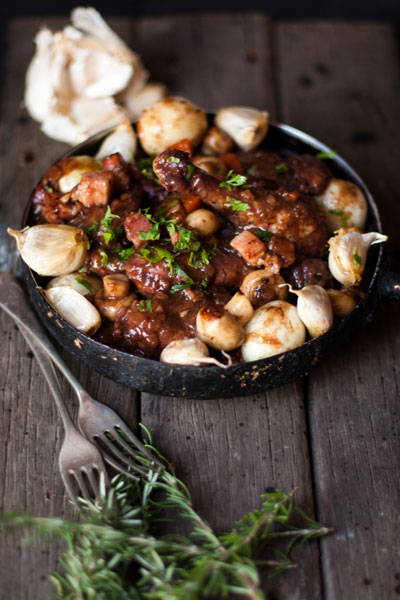 French-inspired food