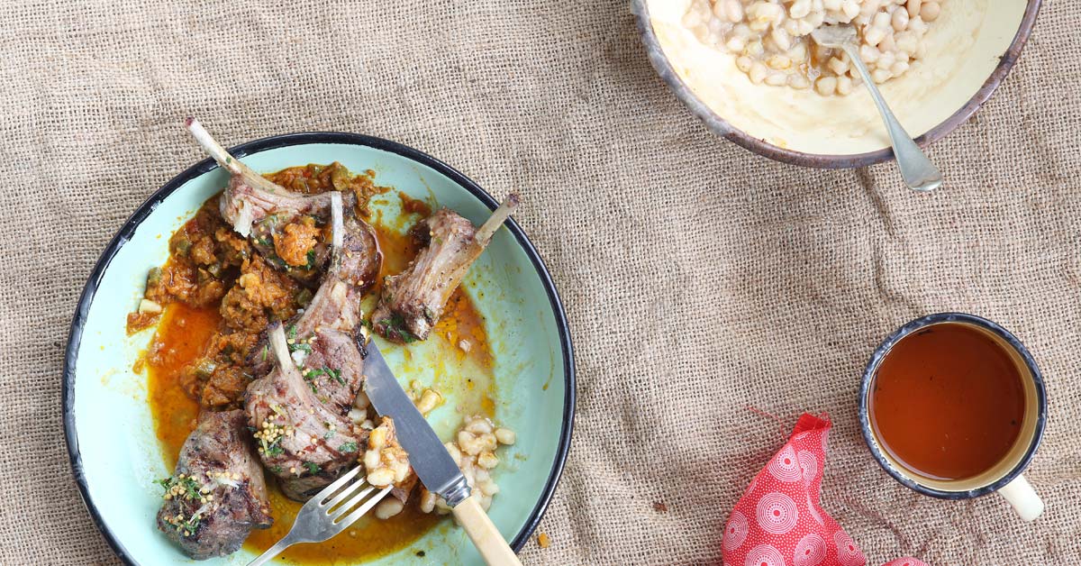 Traditional South African Food Samp-and-Beans
