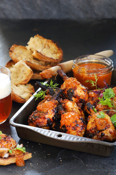 Peri Peri Chicken Lollipops - Braai Tips 4x6