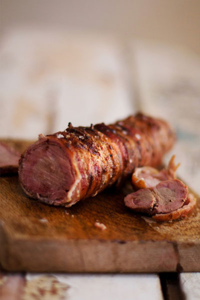 braai banting recipes Bacon Wrapped Pork Fillet