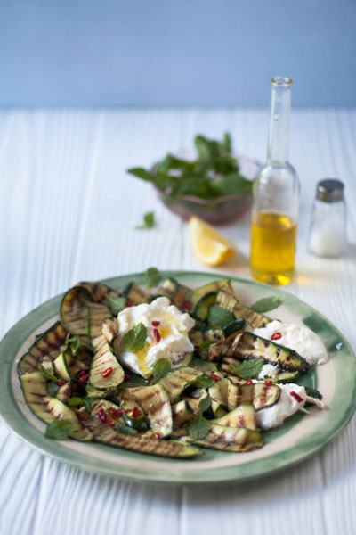 braai banting recipes Grilled Courgette Salad