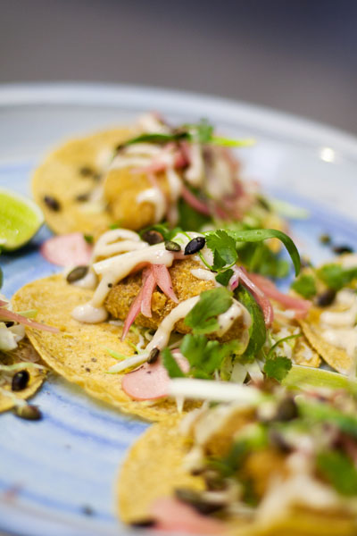 Quick and Easy Taco recipes - nacho crusted fish taco