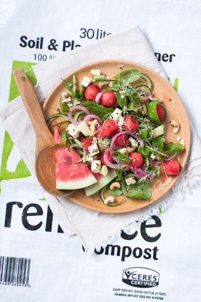 watermelon recipes watermelon salad with pickled red onions
