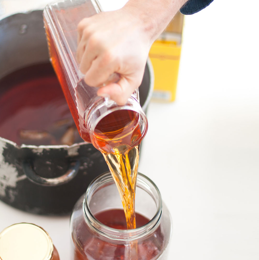 Making rooibos kombucha