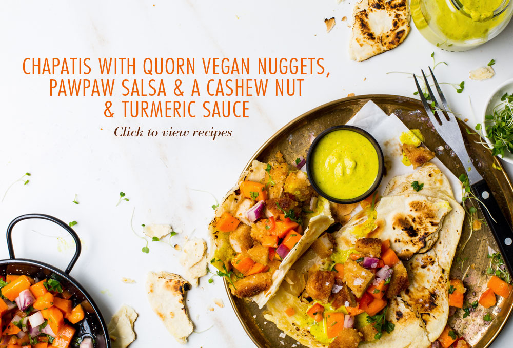 vegan_quorn_chapati