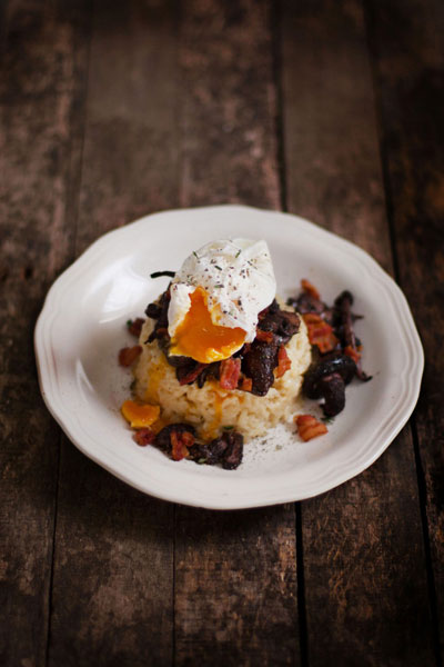 Mushroom & Bacon Risotto