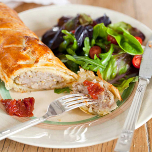 Rustic Pork Sausage Rolls