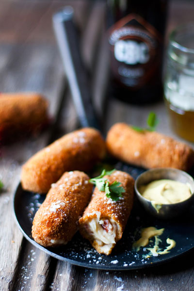 Cheesy Valentine's Day Kassler and Parmesan Cheese Croquettes