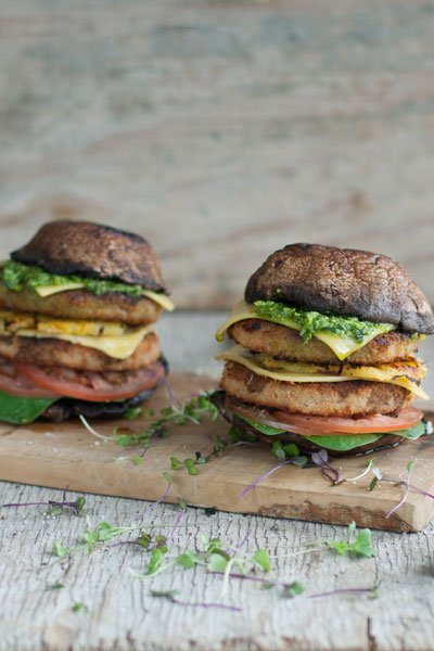 Vegetarian Braai Recipes chicken style burger