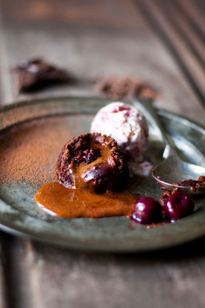 recipes with chocolate - Black Forest Chocolate Fondant