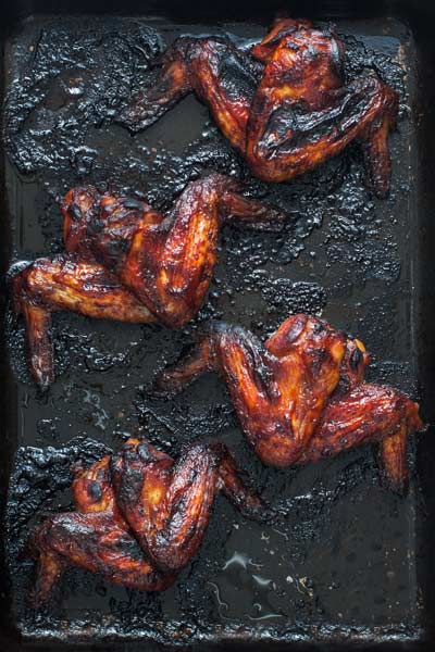 Halloween Food - spicy batwings