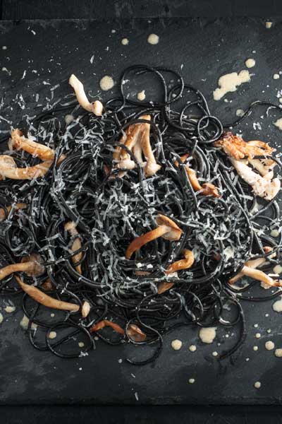 Halloween Food - spooky toadstool pasta