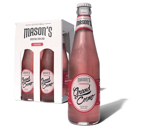Mason Cosmo Cocktails in a bottle, introducing Original Mason’s