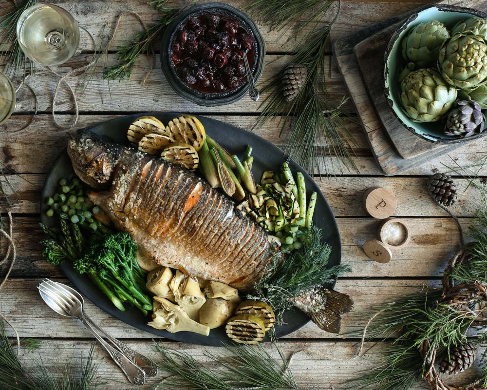 Cooking With La Motte Whole Roasted Franschhoek Trout