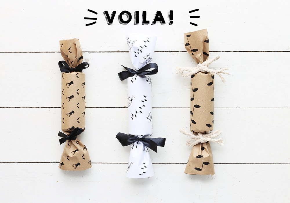 DIY Christmas crackers