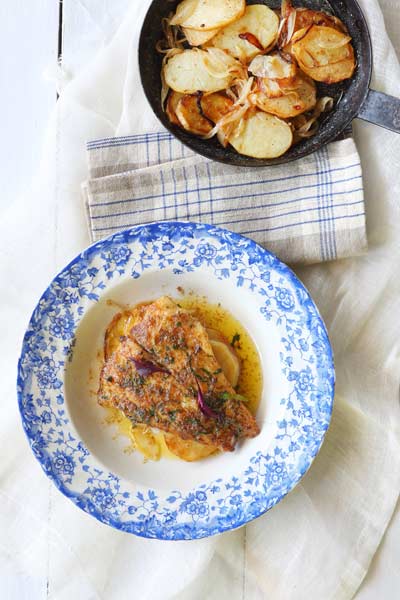 French-inspired food