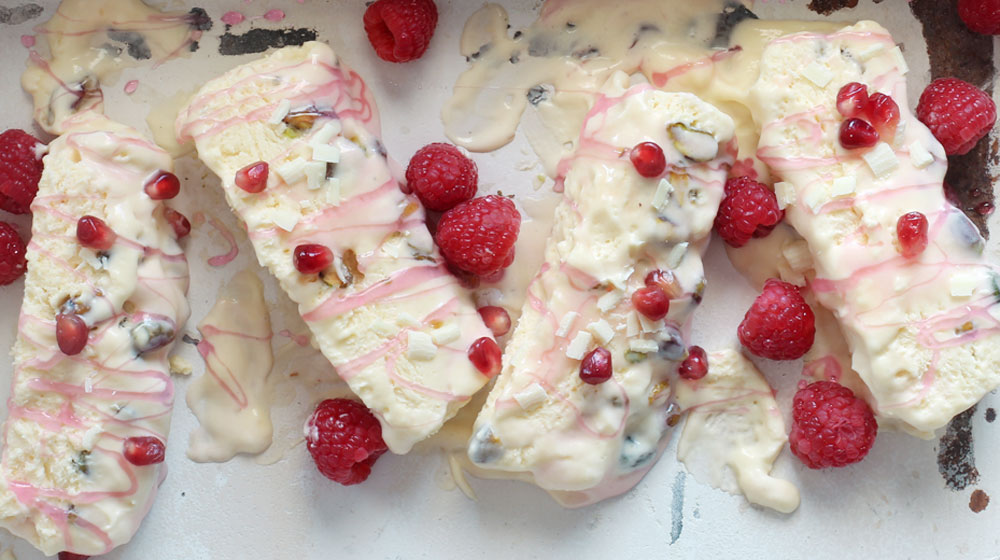 romantic dinner recipe white chocolate semifreddo