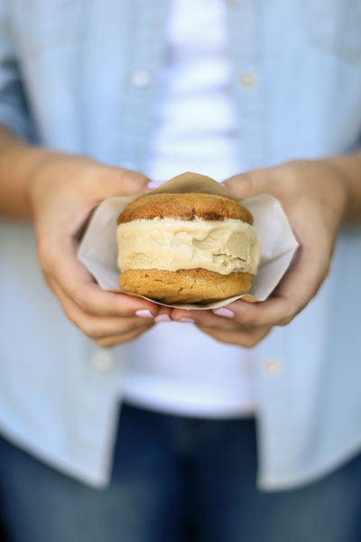 Peanut Butter & milk stout cookie sandwich