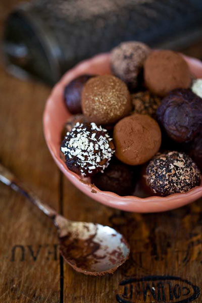 Easter chocolate chocolate liqueur truffles