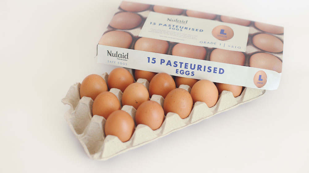 pasteurised eggs