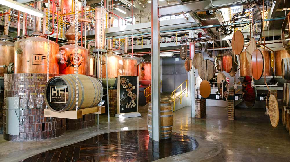 South African Brandy at the KWV House of Fire