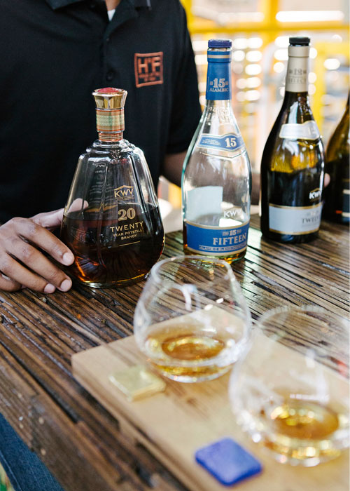 South African Brandy at the KWV House of Fire