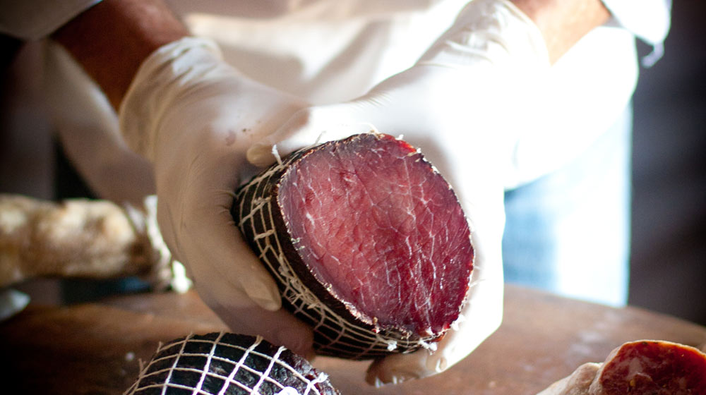 cured meats beef bresola