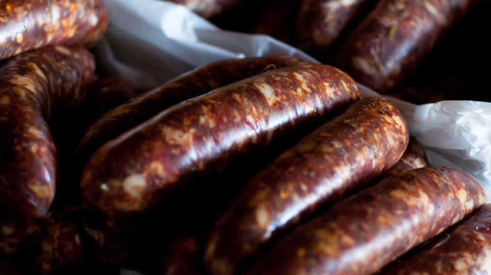 cured meats chorizo