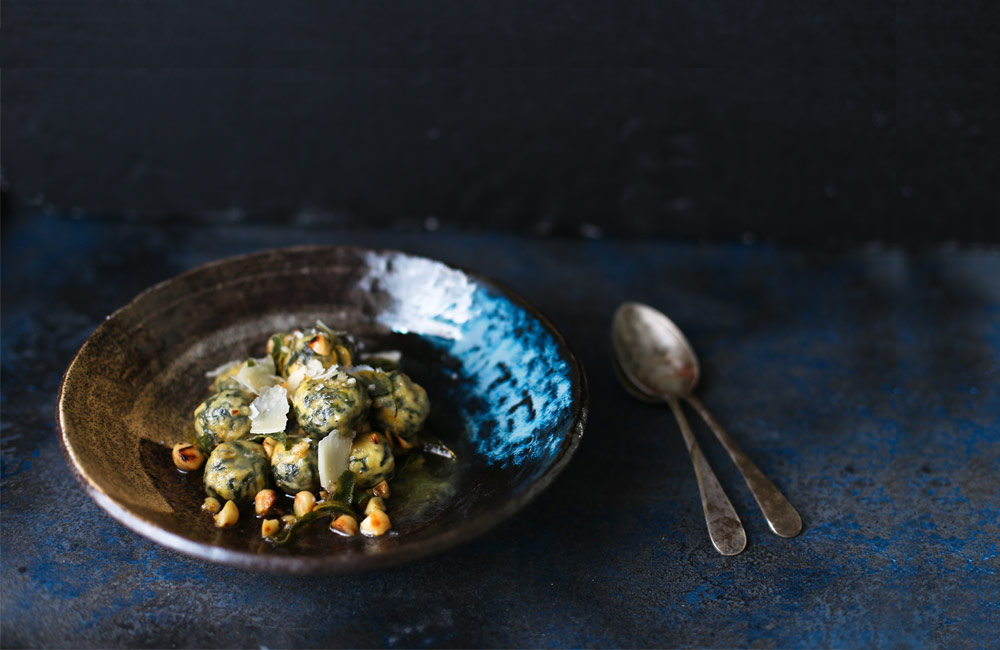 Cheese Recipes Ricotta & Spinach Gnudi with a Sage Beurre Noisette