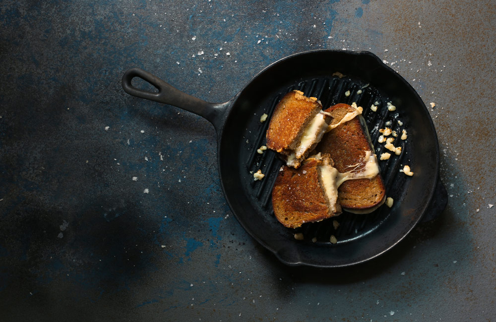 Cheese Recipes Pan Fried Toasted Cheese Sandwich
