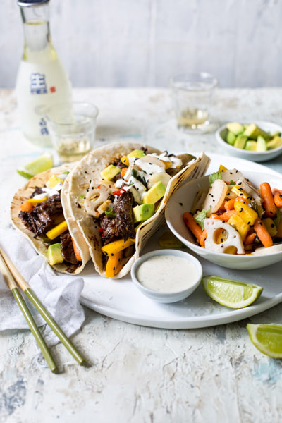 Quick and Easy Taco recipes - asian style tacos