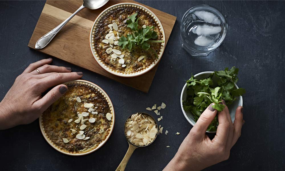 Lamb and Lentil bobotie 