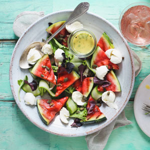 Charred Watermelon salad