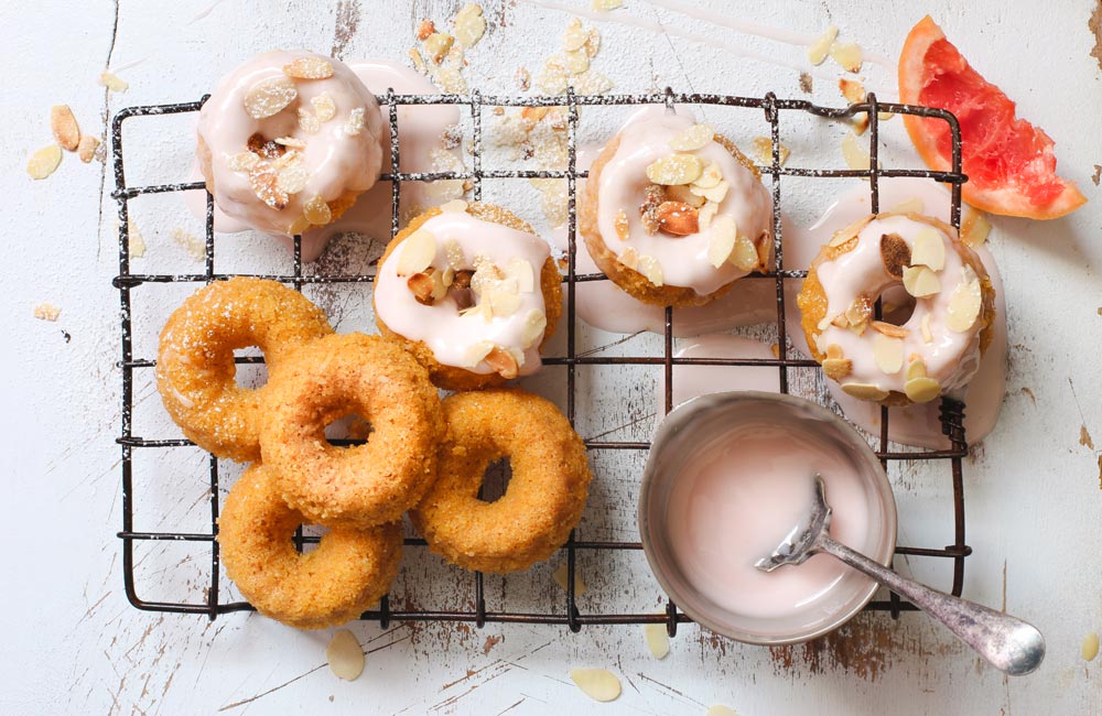 Grapefruit Drizzle Bundt Cakes