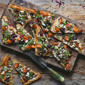 Root Vegetable Phyllo Tart