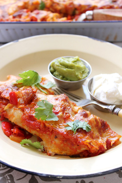 chorizo enchiladas