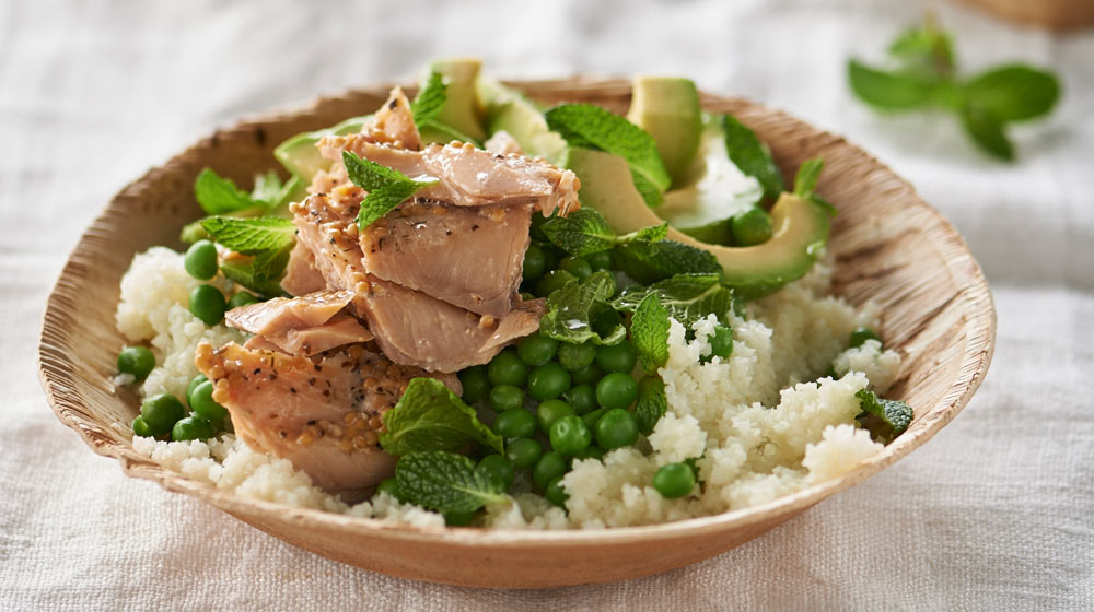 trout cauliflower salad