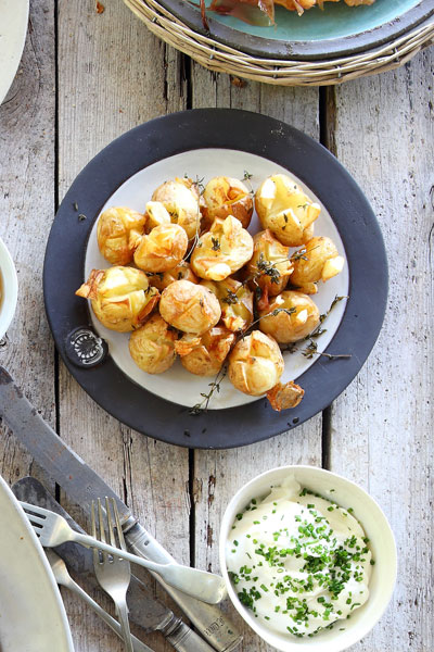 Easter Recipe Round Up Best Ever Oven Roasted Baby Potatoes