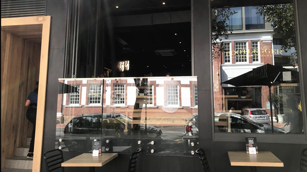 Kloof Street Restaurants Bootleggers on Kloof