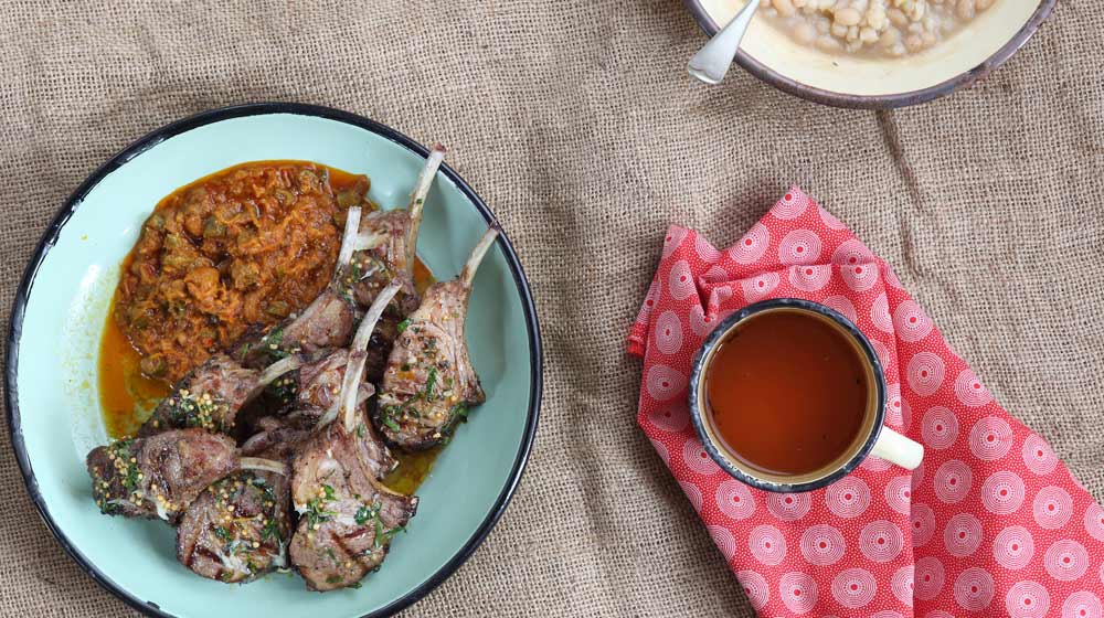 local cuisine samp and beans
